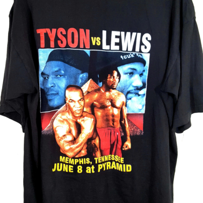 Rumble on the Lewis vs Tyson Tシャツ Vintage Mike Tyson Lennox