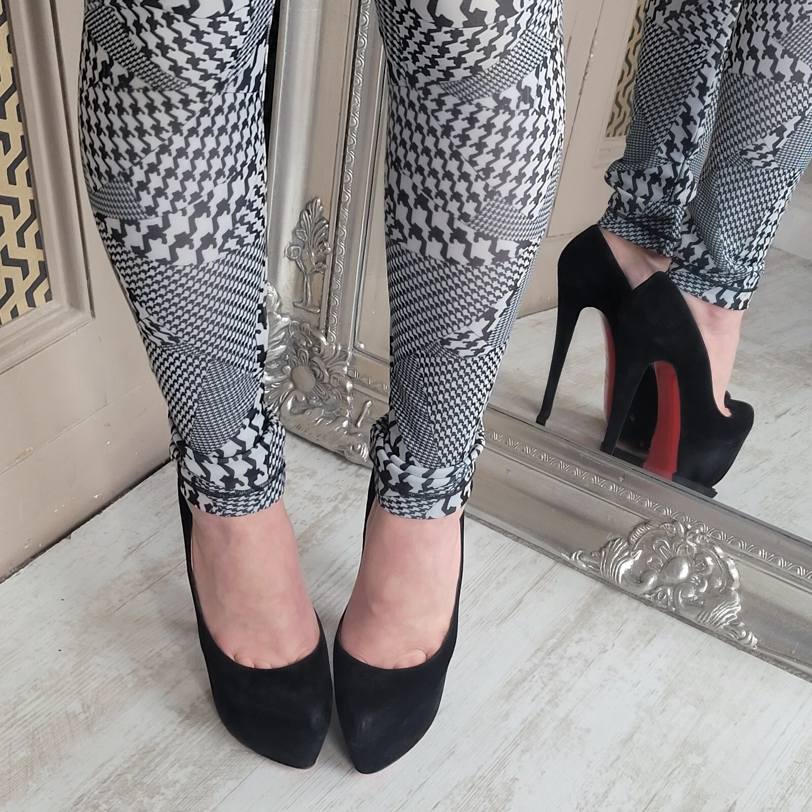 Alexander Mcqueen Patterned Stretch Leggings Pant… - image 13