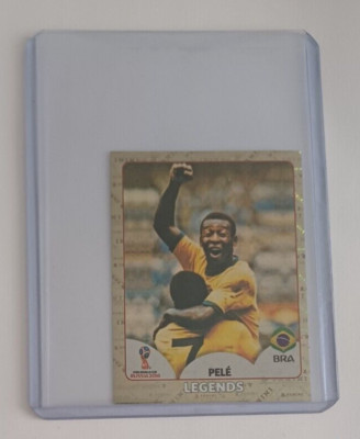 Image Sticker Chrome #680 Pele LEGENDS Brazil Panini World Cup Russia 2018