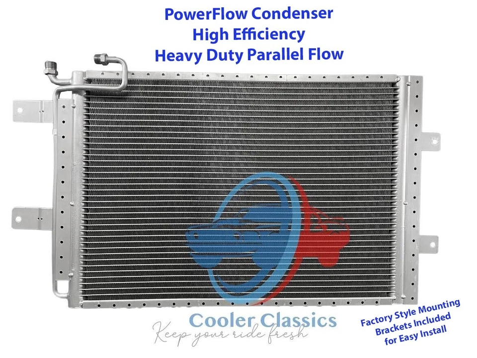 Condensador de CA 66 69 Dodge Charger Daytona 500 Coronet Plymouth PowerFlow AC3070PF Foto 2 de 2