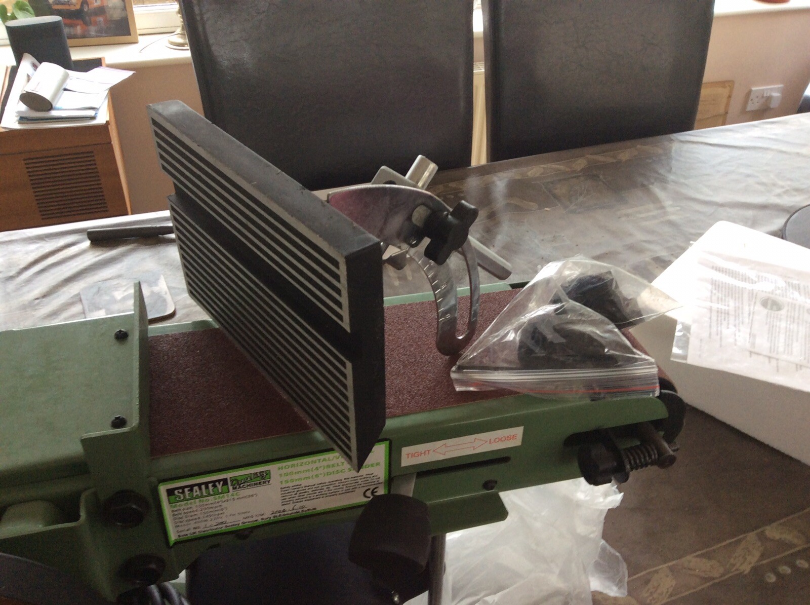 Sealey Model SM 14/3 Bench Top Belt/Disc Sander eBay