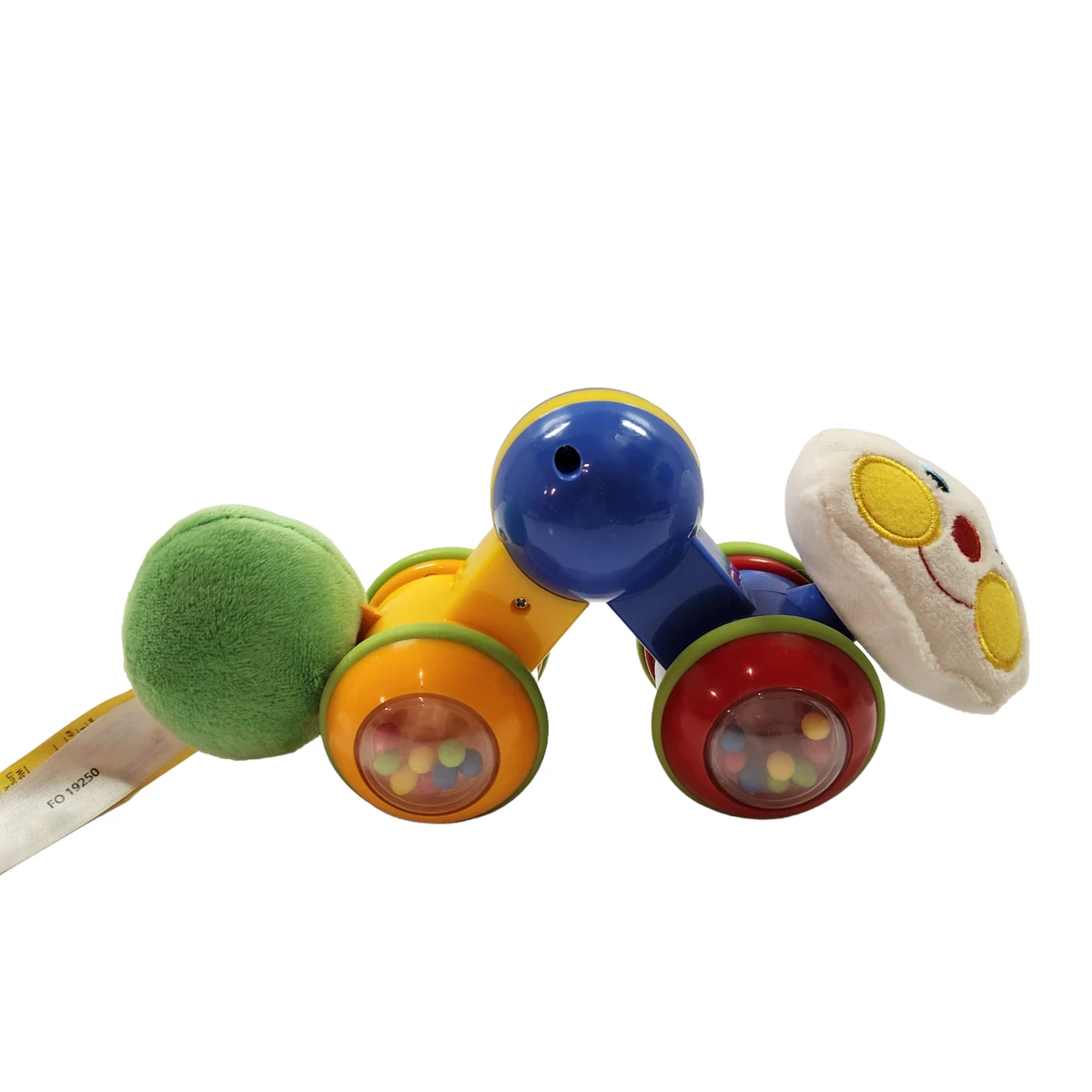 Melissa and Doug K s Kids Press Go Inchworm Rattle Baby Toy