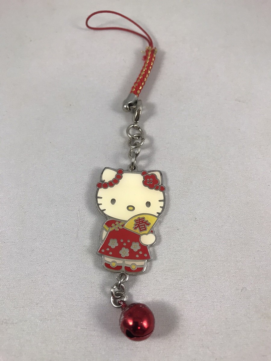 Hello Kitty Phone Strap Charm With Bell Sanrio 2013