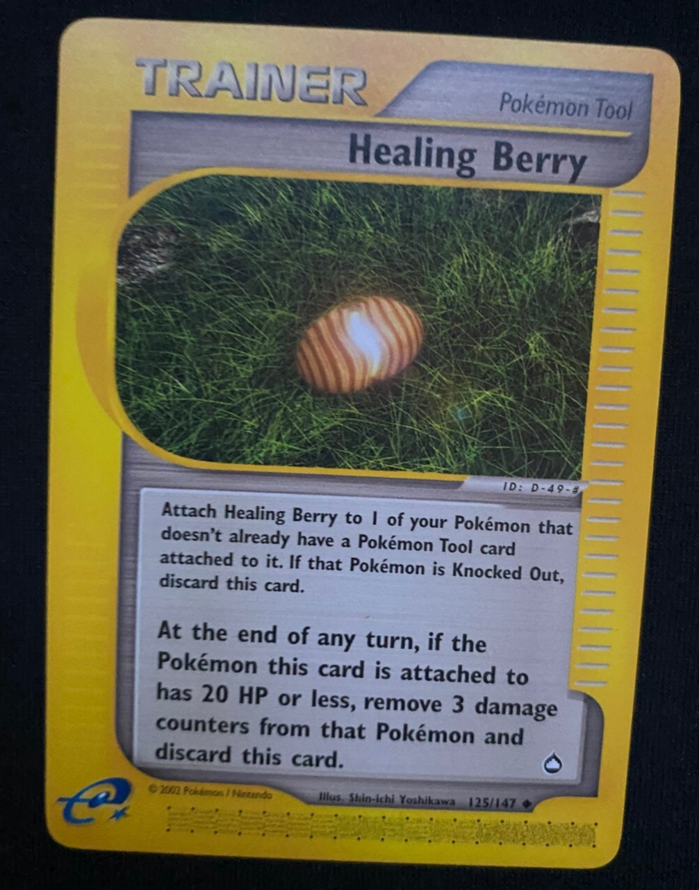 Pokemon TCG Healing Berry Aquapolis 125/147 Regular (NM)