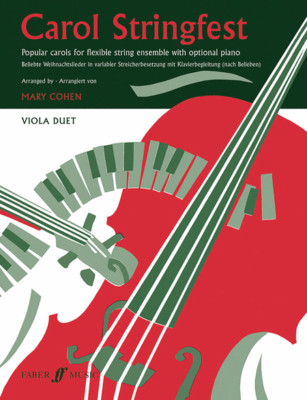 Carol Stringfest POPULAR CAROLS FLEXIBLE STRING ENSEMBLE VIOLA DUET MUSIC BOOK