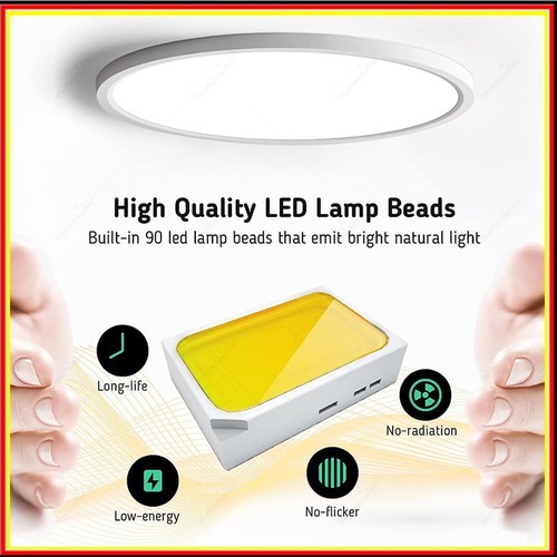 50W LED Deckenleuchte Deckenlampe Wohnzimmer BadBadlampe Panel Küche Flur Lampe - Imagen 9 de 12