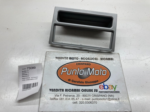 MÁSCARA DE RADIO DE COCHE OPEL CORSA MERIVA 2003 ORIGINAL NUEVA - Imagen 2 de 5
