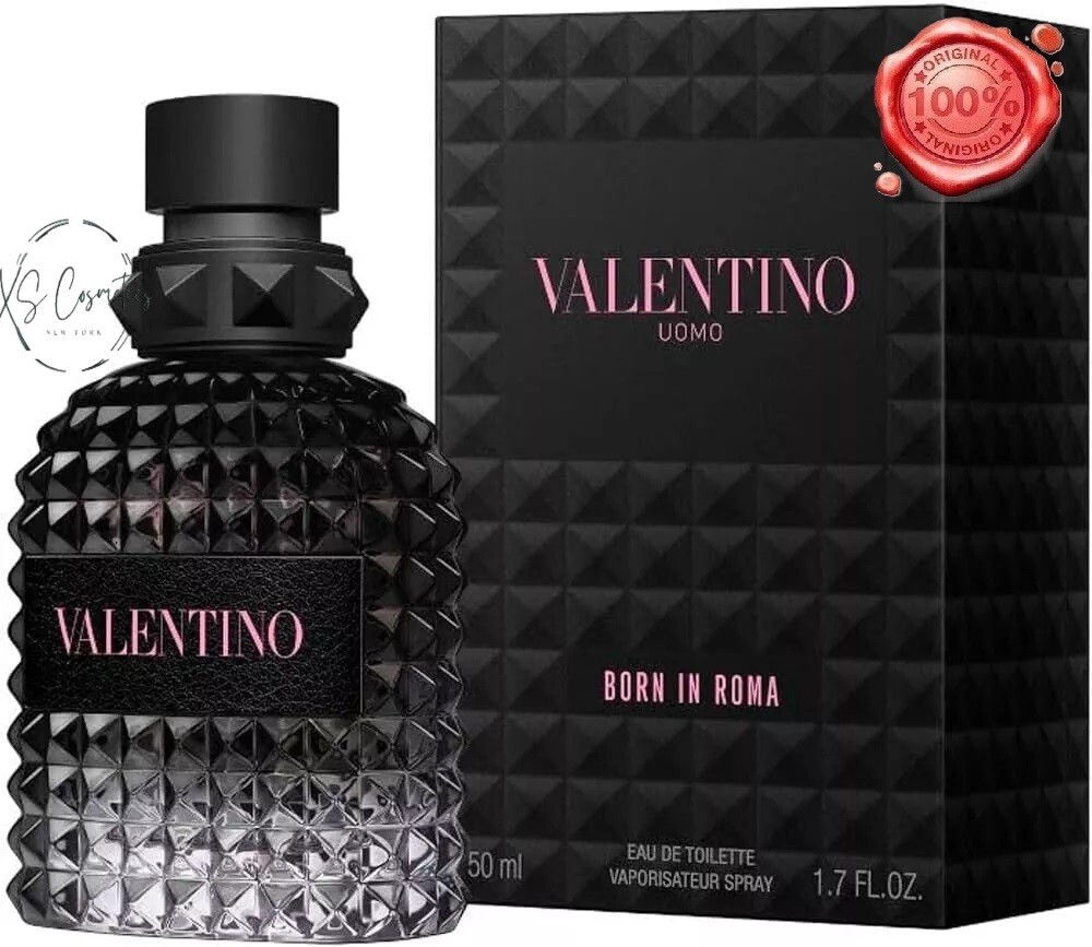 VALENTINO UOMO BORN IN ROMA EAU DE TOILETTE SPRAY FOR MEN 17 Oz NEW 20290₽