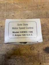 KB Electronics KBWC-15K Wall Mount Solid State Motor Speed Control