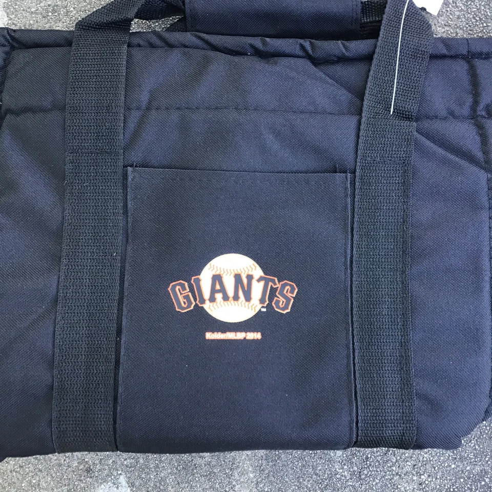 NUEVO CON ETIQUETAS San Francisco Giants PAQUETE DE 12 REFRIGERADORES AISLANTES Azul MLB 2014 Bolso Foto 3 de 4