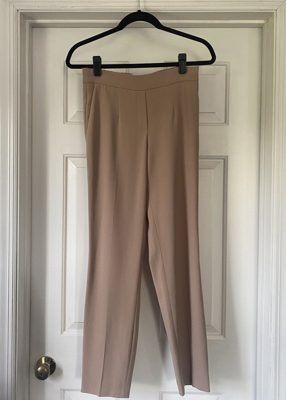 Aritzia Babaton Conan Pants Beige Size 4 EUC $148 New