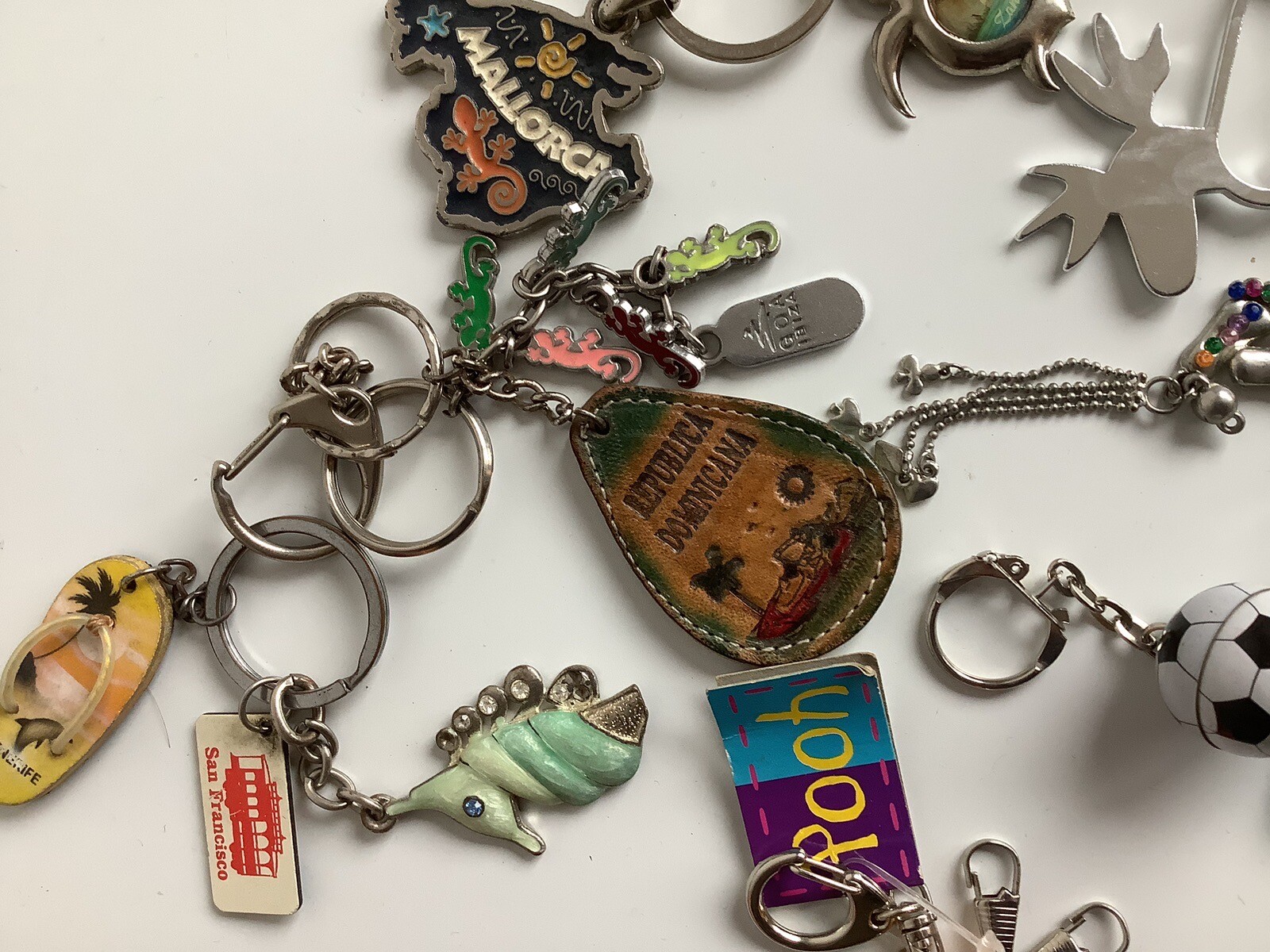 Job Lot Keyrings and Bag Charms eBay