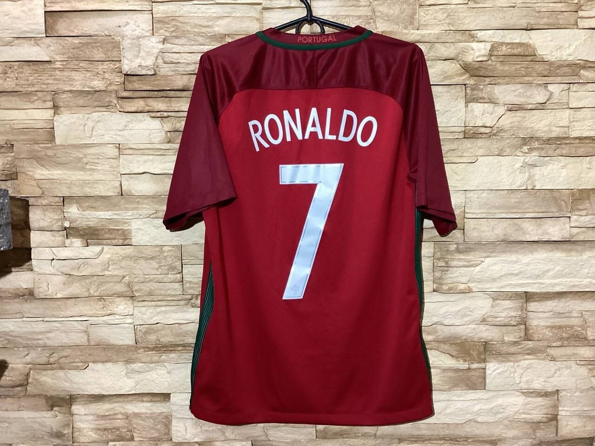 PORTUGAL 2016 2018 Home Football Shirt Soccer Jersey Nike #7