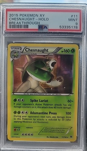 Chesnaught graded PSA 9 for sale on eBay