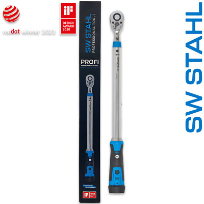 SW-Stahl Professional Tools 03874L Profi Drehmomentschlüssel 1/2'', 40-200 NM
