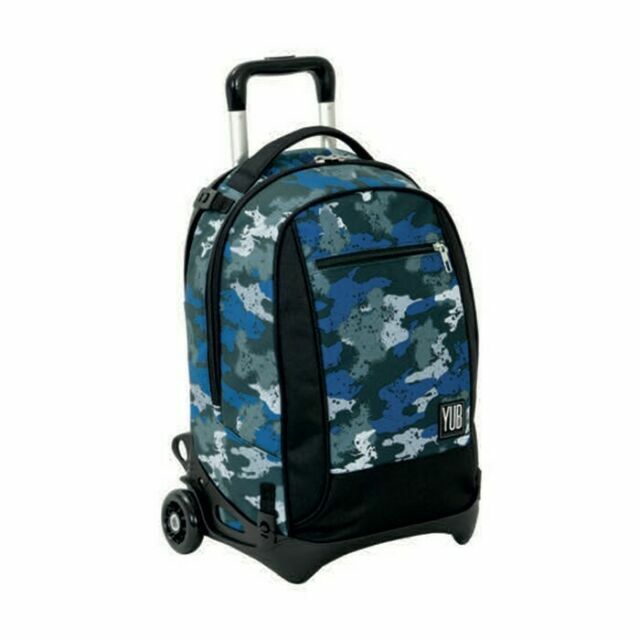 Trolley Seven Jack Yub Zaino Urban Graphic Scuola 3 in 1 Sganciabile Camo |  Acquisti Online su eBay