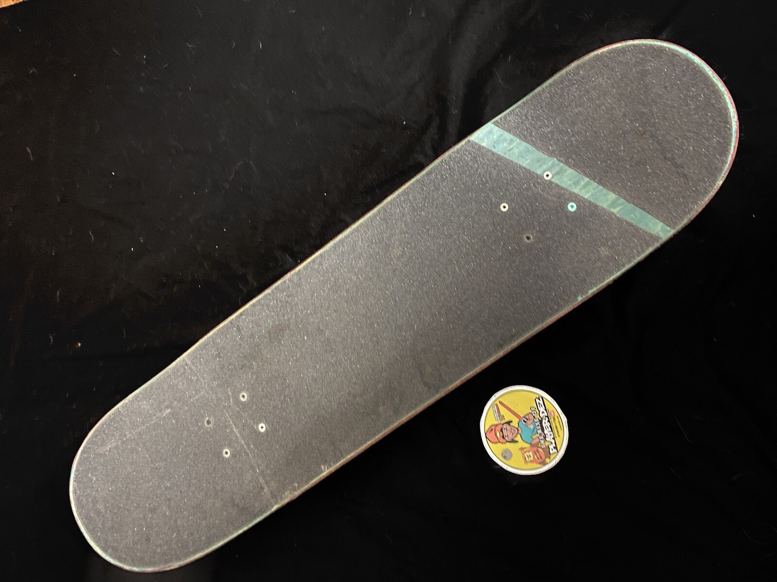 RARE EARLY Ishod Wair Cathedral Stained Glass Real Skateboard Deck COMPLETE