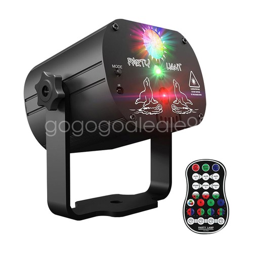 60-Mode DJ Disco Party Stage Lighting Laser Projector LED RGB KTV Event Light - Picture 16 of 16
