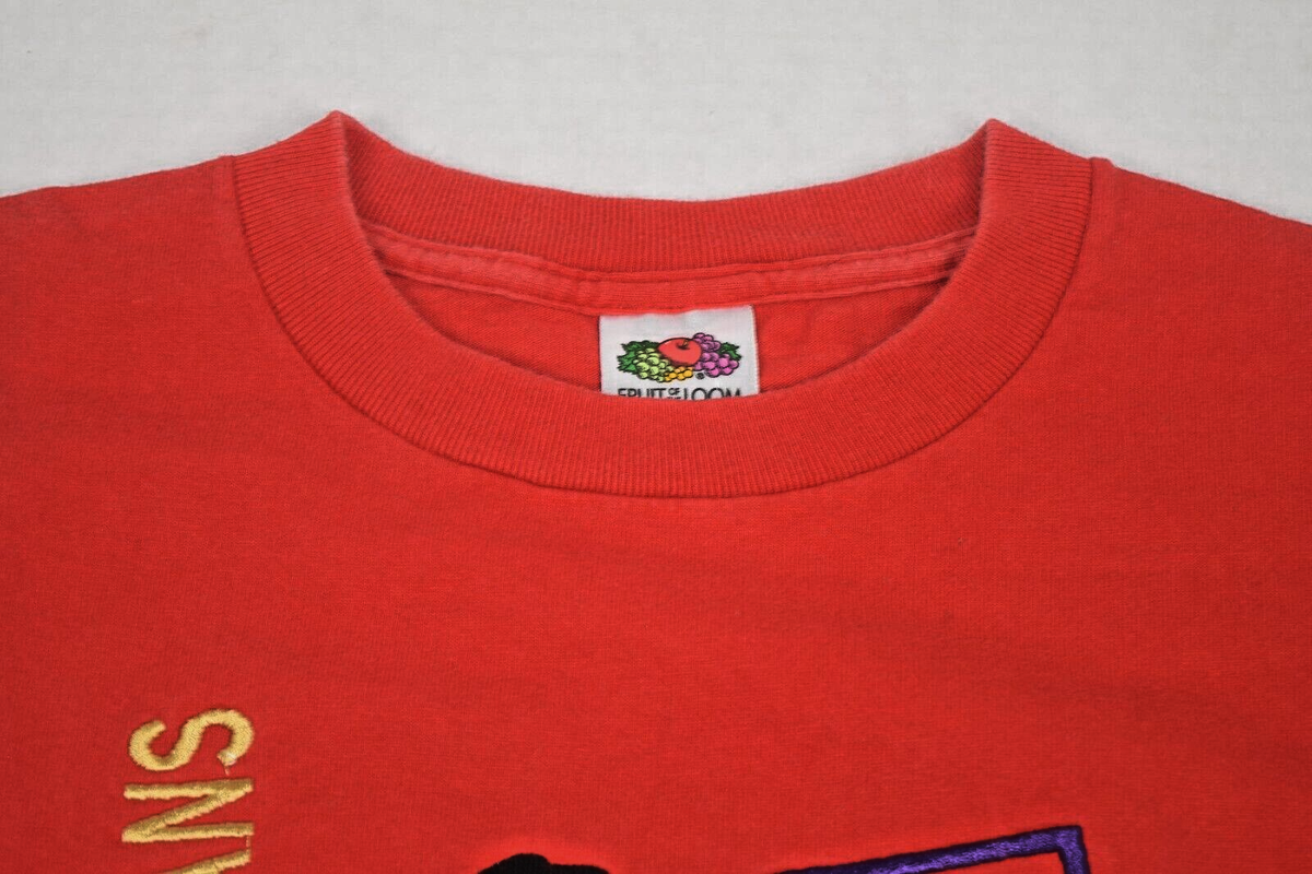 Vintage T-Shirt Fruit Loom Size M 90s New Orleans Jazz Cats