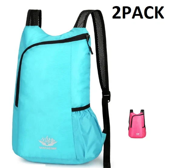 Mochilas Escolar para Hombre Mujer Bolsos de uso Diario Mochilas Deportivas  2PCS