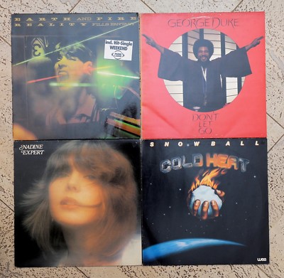 4 x Earth And Fire    Reality Fills Fantasy / George Duke / Nadine Expert / Snow
