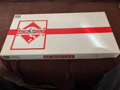 Jeu De Société Monopoly Parker Vintage Boîte D'origine complet - Photo 1/4