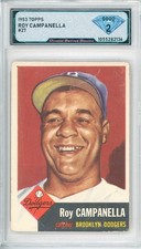 Roy Campanella Cards and Autographed Memorabilia Guide 9