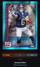 Topps NFL Collect DIGITAL Jaxson Dart Teal Base /299 ICONIC Giants