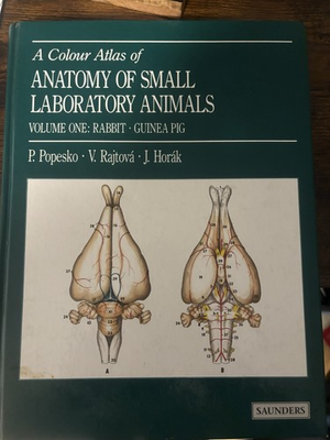 #ad #ad Colour Atlas of Anatomy of Small Laboratory Animals: Volume 1 Vo $225.00