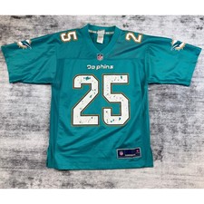 NFL Pro Line Miami Dolphins Xavien Howard 25 Jersey Mens Small Teal Short Slv