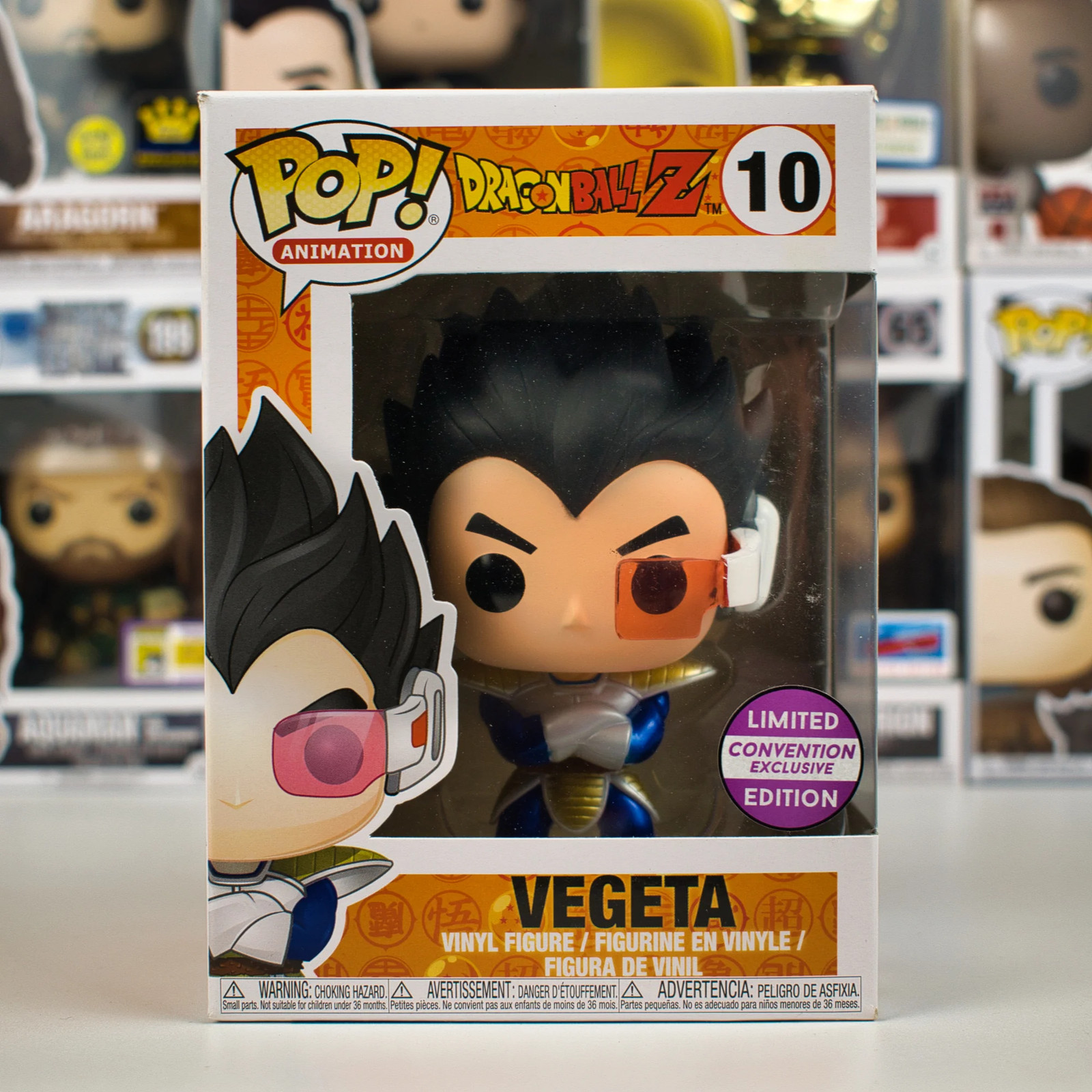 Funko Pop Animation - Dragon Ball Z - Vegeta #10 - Convention Exclusive