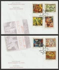 CANADA 1998 THE AUTOMATISTES #1743-49 FIRST DAY COVERS SET OF 2 !! M290