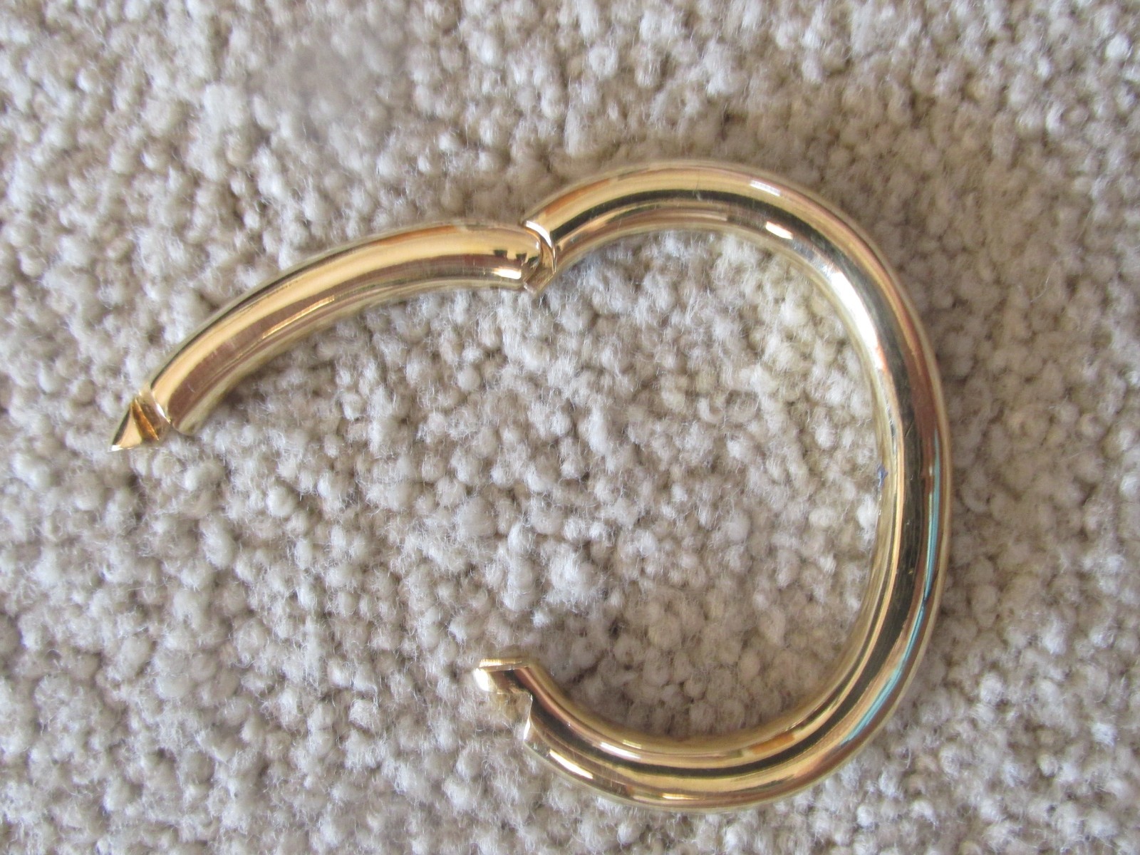 J Crew Stackable Hinged Bangle Bracelet Gold/tone… - image 3