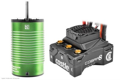 Castle Creations COBRA-8 Sensored-Sensorless Car ESC Car ESC 2-6S w/ 1512-1800KV
