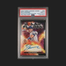 2024 Cosmic Chrome PSA 9 - Solar Flare Auto Nico Hoerner #SFA-NH Black Ref 8/10