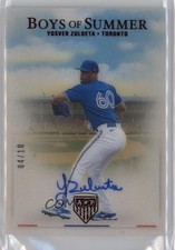 2023 Panini Chronicles Red 4/10 Yosver Zulueta #BOS-YZ Auto rw6
