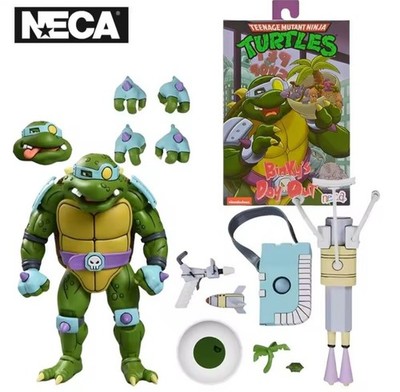 Actionfigur Neca Teenager Mutant Ninja Turtle Cartoon 1980 Figur Slash 18 cm 