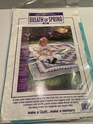 Vintage Breath Of Spring Kit Quilt Collector Series New Sealed QAD00400 Craftco
