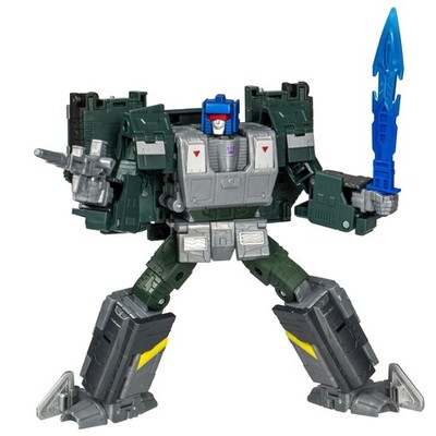 Transformers Legacy United Leader Class Overcharge, 7.5-inch Converting Action