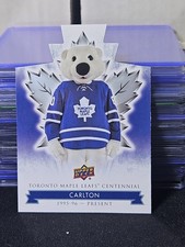 2017 Toronto Maple Leafs Centennial Carlton The Bear 🚨🚨🚨 Die Cut Variant 