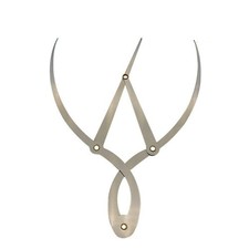 CENMO Stainless Steel Eyebrow Ruler Golden Ratio Calipers 1:1.618 Measure...