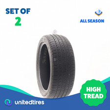 Set Of 2 Used 22545r18 Michelin Primacy Mxm4 91v - 832 Set Of 2 Used 22545r18 Michelin Primacy Mxm4 91v - 832