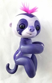 Fingerlings Baby Purple Brown Sloth Monkey Unicorn Interactive Pet WowWee Lot
