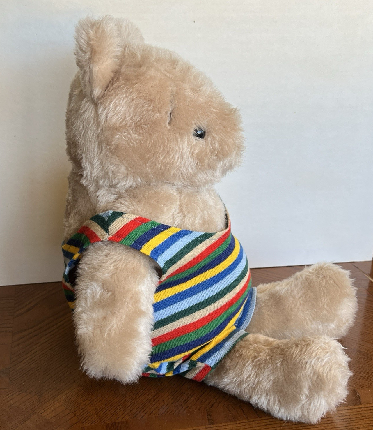 18" B.B. Bear Basic Brown Bear Plush Stuffed Animal Toy In Swimsuit Vintage