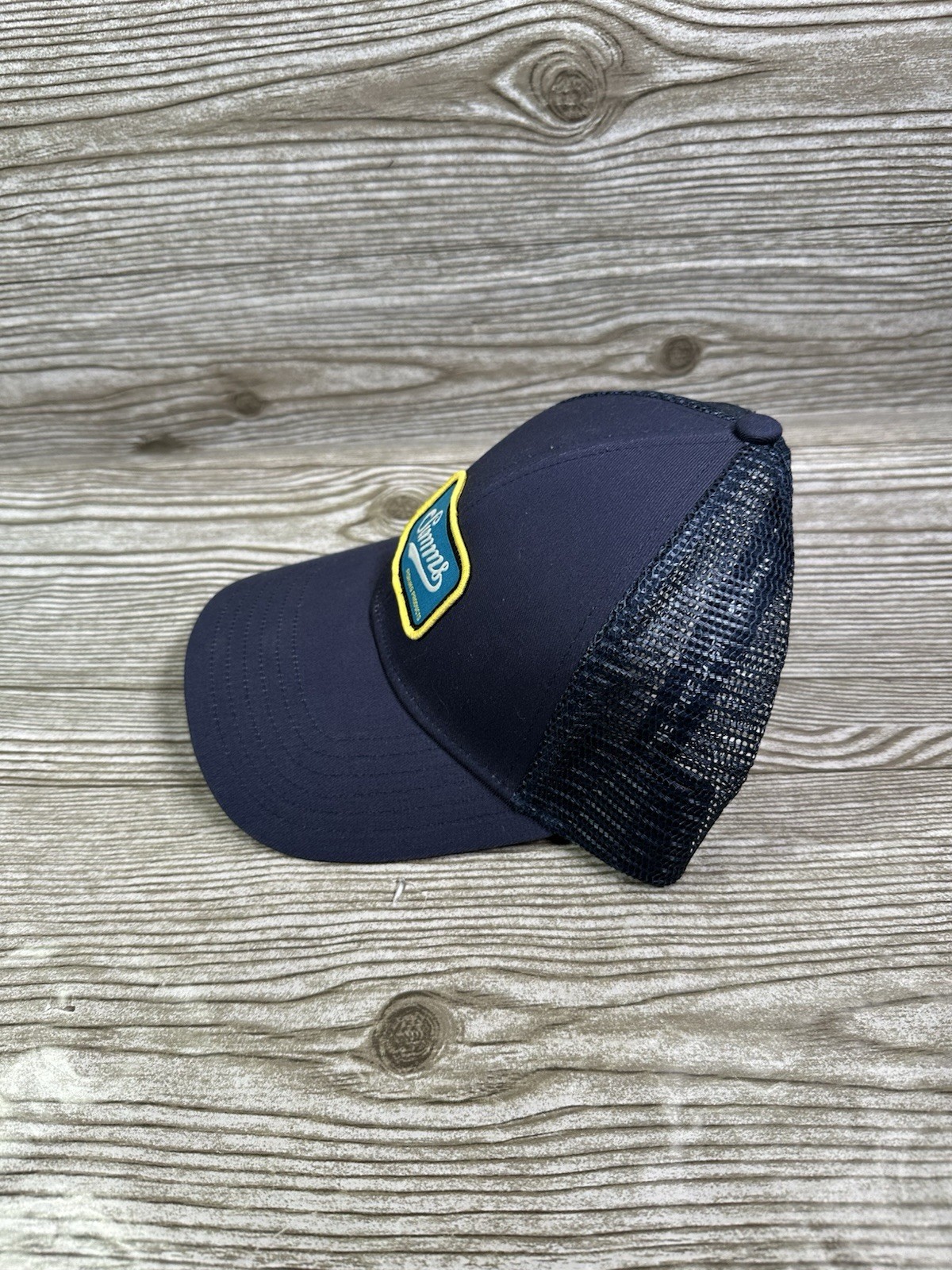 Simms Blue Adjustable Logo Patch Fishing Baseball… - image 2