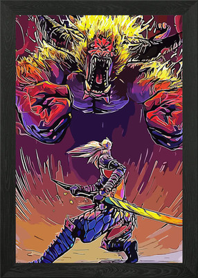 sekiro Framed Wall Art Poster Canvas Print Picture