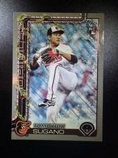 2025 Topps Holiday Rookie Tomoyuki Sugano #H137 Baltimore Orioles Silver Glitter