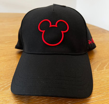 LULULEMON x DISNEY Mickey Mouse Outline Black Baseball Cap Hat Size S/M NWT