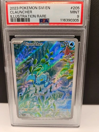 Clauncher #205 Pokemon Scarlet & Violet PSA 9