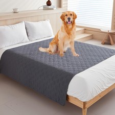Waterproof Dog Blanket 200 x 130cm Grey Protective Microfiber Proof